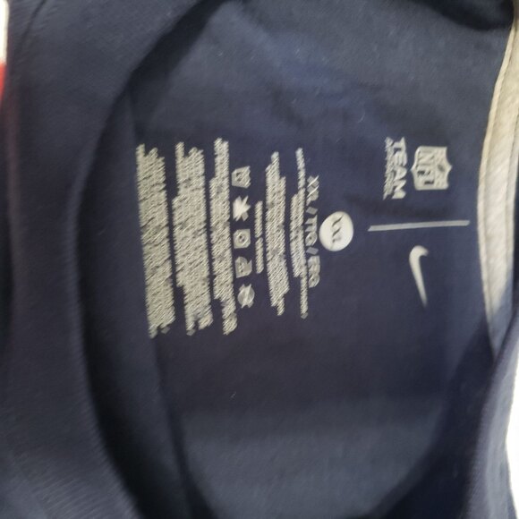 Nike NFL New England Patriots 2XL Navy Tagless Short-sleeve 100% cotton t-shirt - Picture 5 of 8